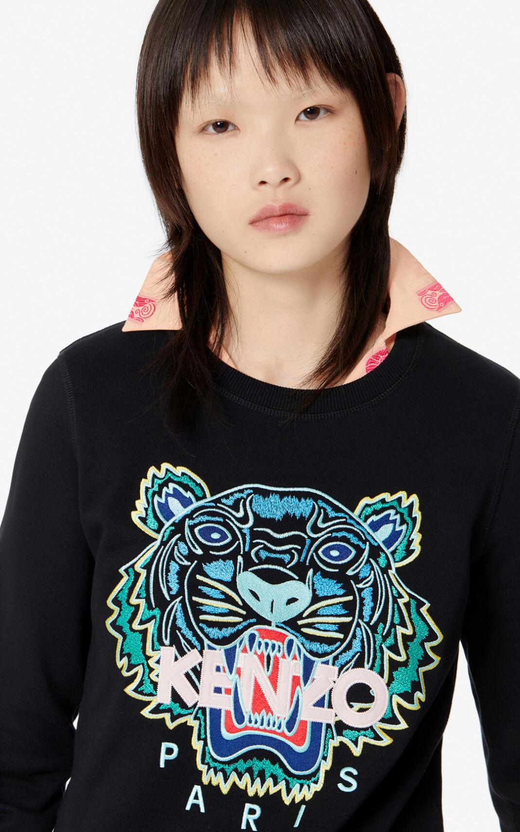 Kenzo Tiger Ženska Puloverji Črna SI-2525240